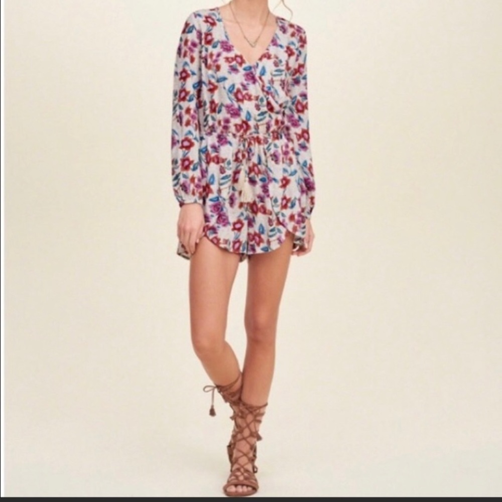 Hollister Floral Romper
